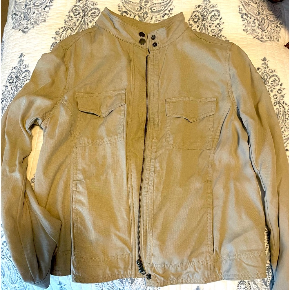 Tan light denim jacket